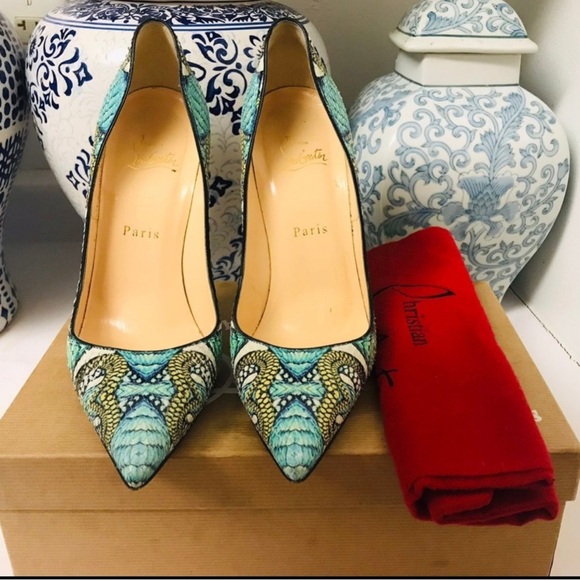 Christian Louboutin Python Heels - Picture 3 of 10